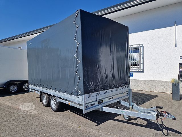 Remolque de turismos HULCO HULCO Medax Hochplane Pritsche 404x203x210cm