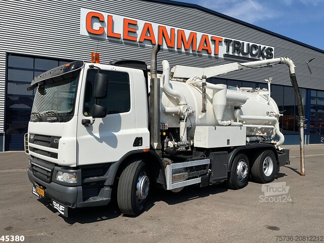 Veículo de aspiração DAF FAG 75 CF 250 Euro 5 Ravo kolkenzuiger