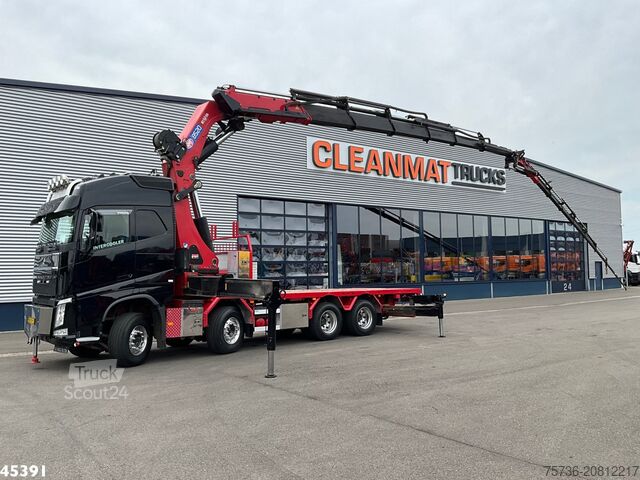 Camião-grua Volvo FH 540 8x4 HMF 85 Tonmeter laadkraan + Fly-Jib ...