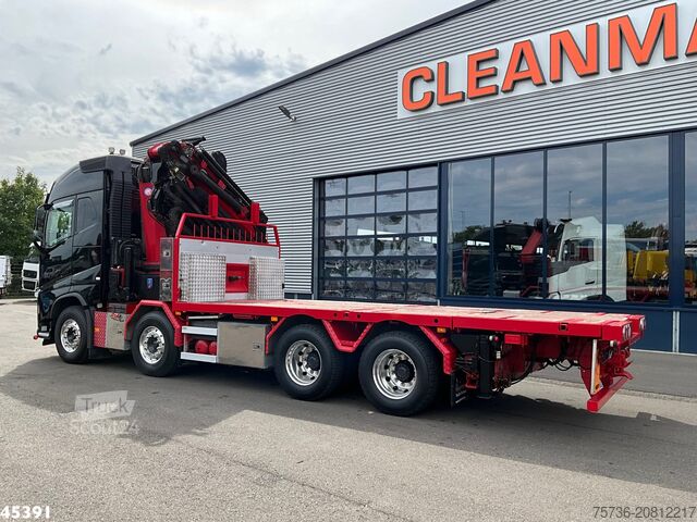 Camião-grua Volvo FH 540 8x4 HMF 85 Tonmeter laadkraan + Fly-Jib ...