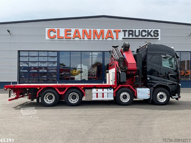 Camião-grua Volvo FH 540 8x4 HMF 85 Tonmeter laadkraan + Fly-Jib ...