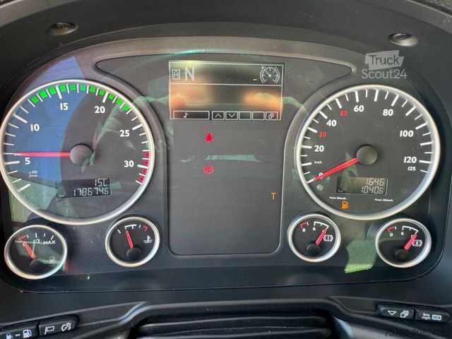 Ladbil med presenning MAN TGM 26.340 L / LBW / 2xAHK / LENKACHSE / 22 PAL