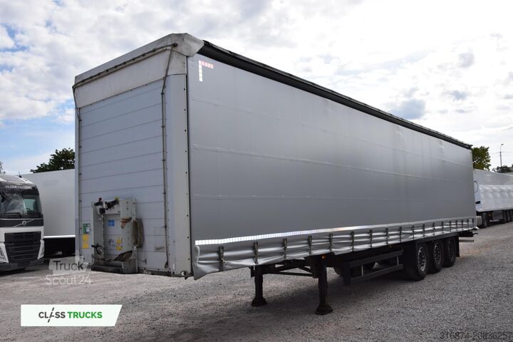 Open semitrailer with tarp SCHMITZ CARGOBULL SCS24/L