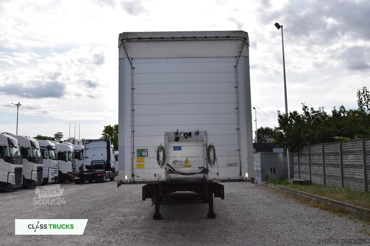 Open semitrailer with tarp SCHMITZ CARGOBULL SCS24/L