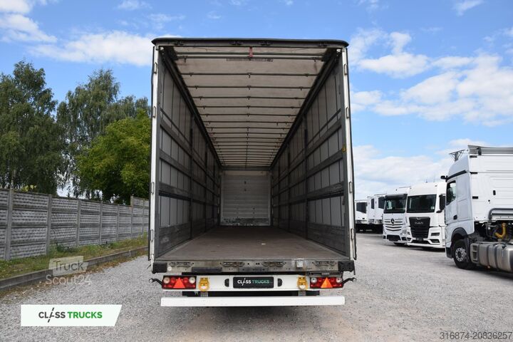 Open semitrailer with tarp SCHMITZ CARGOBULL SCS24/L