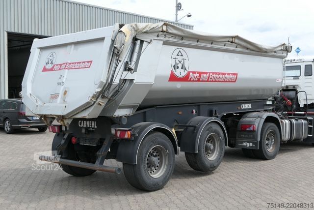 Kippers oplegger CARNEHL CHKS/HG, Hardox, 23m³, hydr. Klappe, Luft-Lift