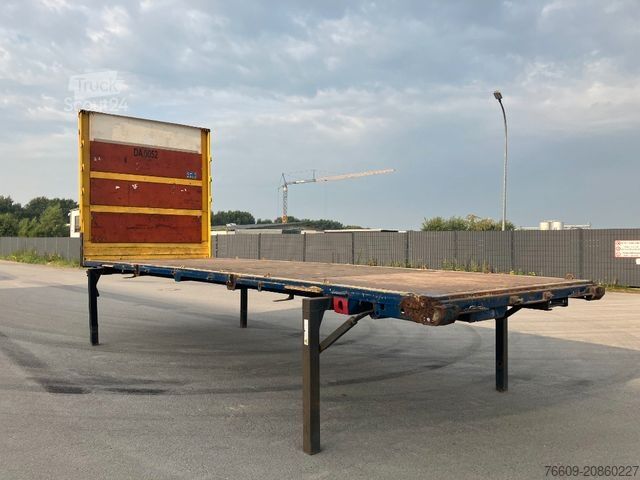 Swap body trailer KRONE Wechselbrücke Pritsche