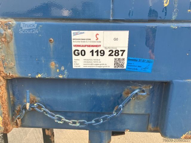 Swap body trailer KRONE Wechselbrücke Pritsche