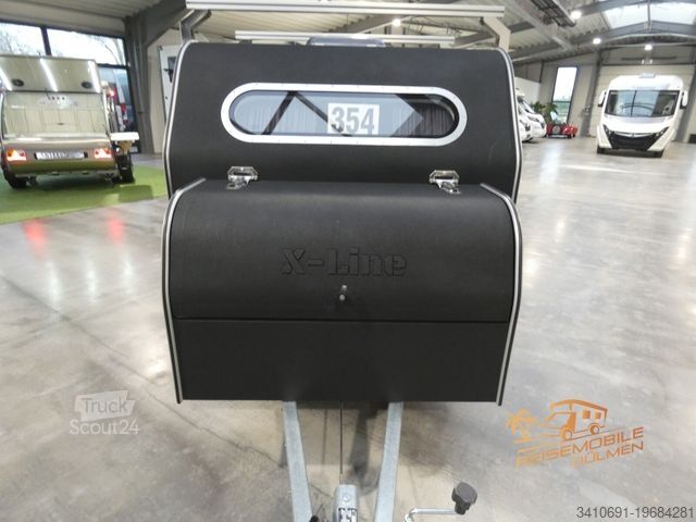 Wohnwagen LifeStyle Camper X-Line AHK Dachreling Außendusc