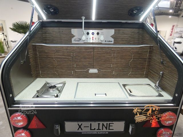 Wohnwagen LifeStyle Camper X-Line AHK Dachreling Außendusc