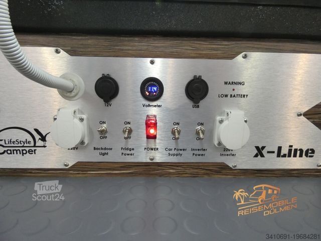 Wohnwagen LifeStyle Camper X-Line AHK Dachreling Außendusc