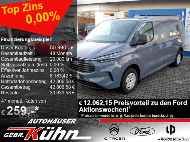 Panelvan FORD Transit Custom L2 Autm. Trend - Matrix LED, Navi