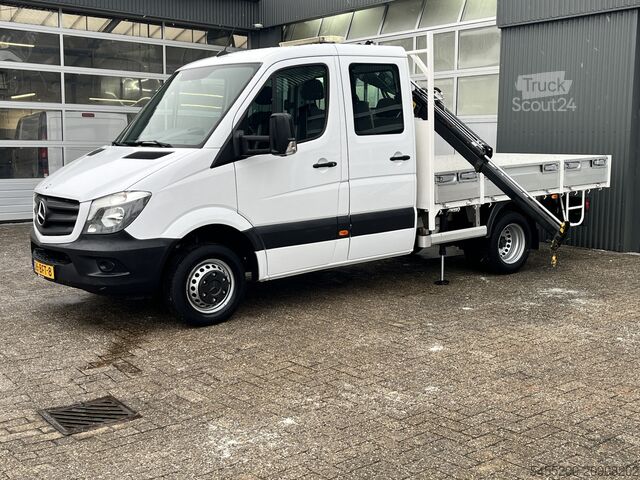 Læsseplatform Mercedes-Benz Sprinter 513 cdi 130pk DC Laadkraan Hiab 017T A...