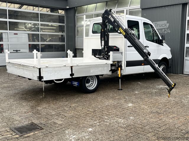 Læsseplatform Mercedes-Benz Sprinter 513 cdi 130pk DC Laadkraan Hiab 017T A...