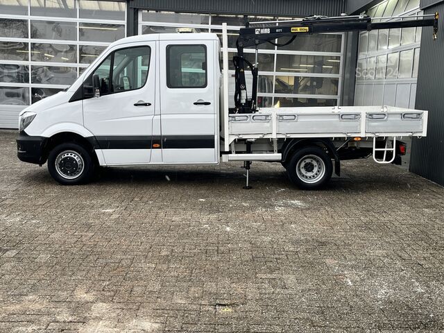Plataforma de carga Mercedes-Benz Sprinter 513 cdi 130pk DC Laadkraan Hiab 017T A...