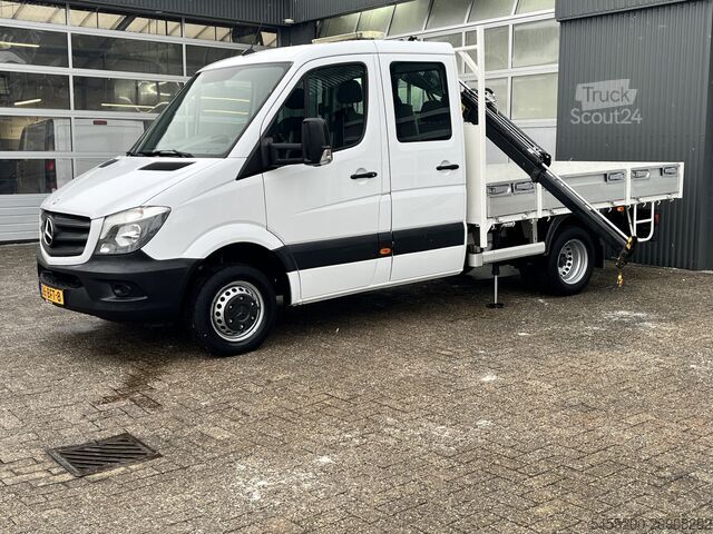 Plataforma de carga Mercedes-Benz Sprinter 513 cdi 130pk DC Laadkraan Hiab 017T A...