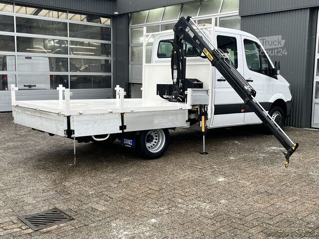 Plataforma de carga Mercedes-Benz Sprinter 513 cdi 130pk DC Laadkraan Hiab 017T A...