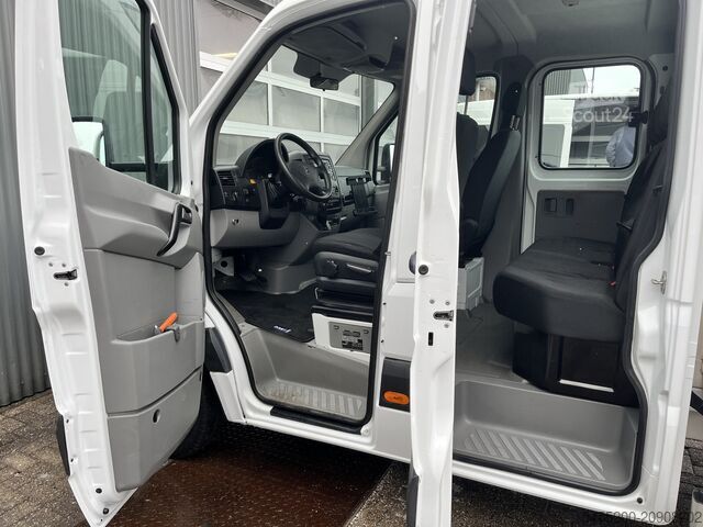 Platforma za učitavanje Mercedes-Benz Sprinter 513 cdi 130pk DC Laadkraan Hiab 017T A...