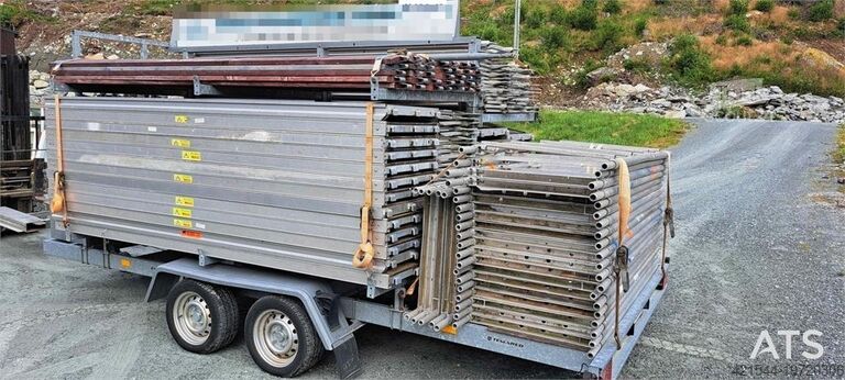 Temared telinevaunu 3,5 t / 364 m² telineellä  Temared scaffolding trailer 3.5 t w/ 364 m2 scaffo