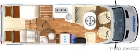 Teilintegriertes Wohnmobil Hymer/Eriba ML-T 620 Klima/AHK/Luftfederung