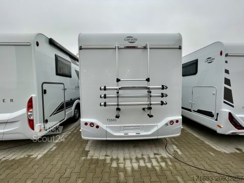Daļēji integrēta kemperis Carado T 334 MESSE ANGEBOTE ON TOP