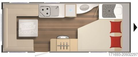 Wohnwagen Bürstner Premio 460 TS MESSE ANGEBOTE ON TOP