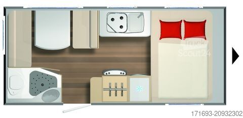 Wohnwagen Bürstner Premio 395 TS MESSE ANGEBOTE ON TOP