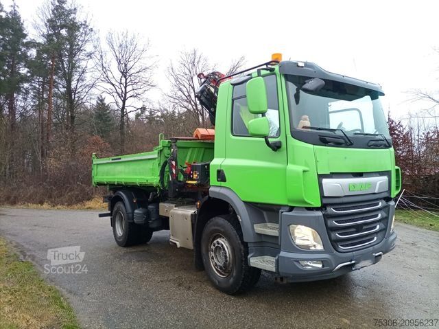 Dreiseitenkipper LKW DAF FA CF 340 DC Krankipper