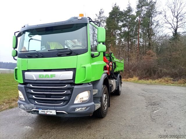Dreiseitenkipper LKW DAF FA CF 340 DC Krankipper