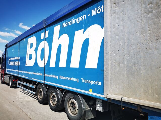 полуприцеп с подвижным полом Stas S300ZX