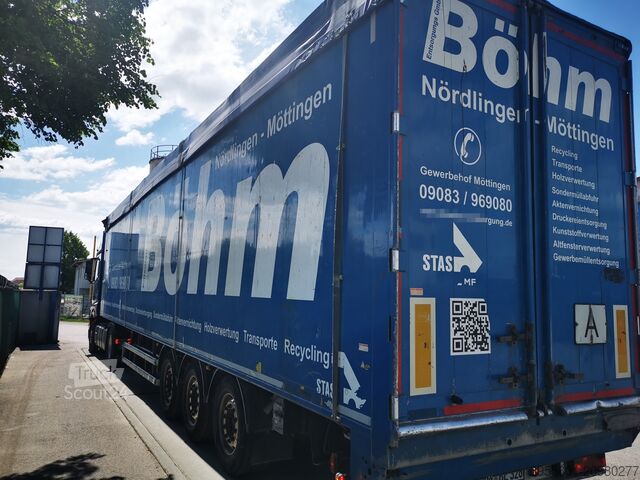 полуприцеп с подвижным полом Stas S300ZX