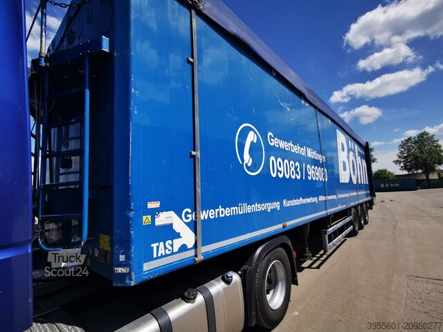 полуприцеп с подвижным полом Stas S300ZX