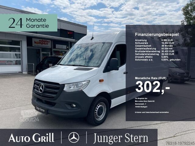 Μίνι λεωφορείο Mercedes-Benz Sprinter 315 CDI Kasten hoch lang MBUX Klima 360