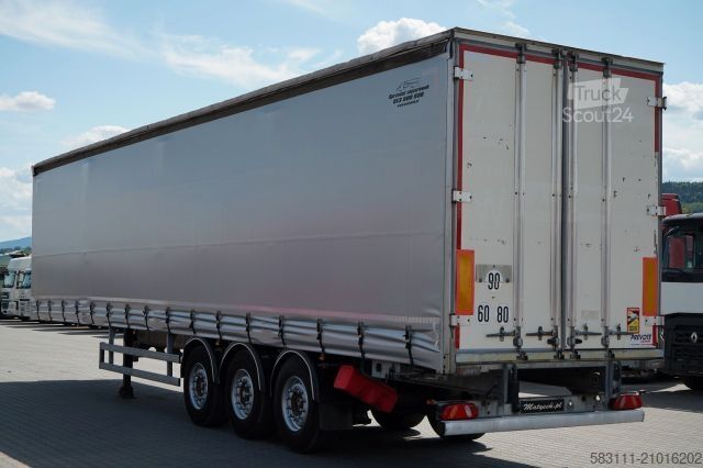 Open oplegger met zeil TRAILOR FIRANKA / STANDARD / MOCNA POD?OGA SZYNA-DESKA