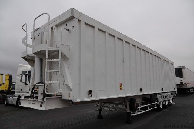 Tipper semitrailer BENALU WYWROTKA ALUMINIOWA / 80 m3 