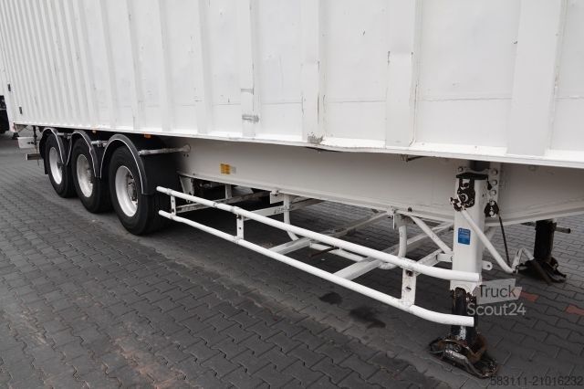 Tipper semitrailer BENALU WYWROTKA ALUMINIOWA / 80 m3 