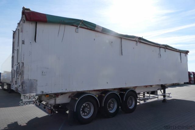 Tipper semitrailer BENALU WYWROTKA ALUMINIOWA / 75 M3 / KLAPO-DRZWI
