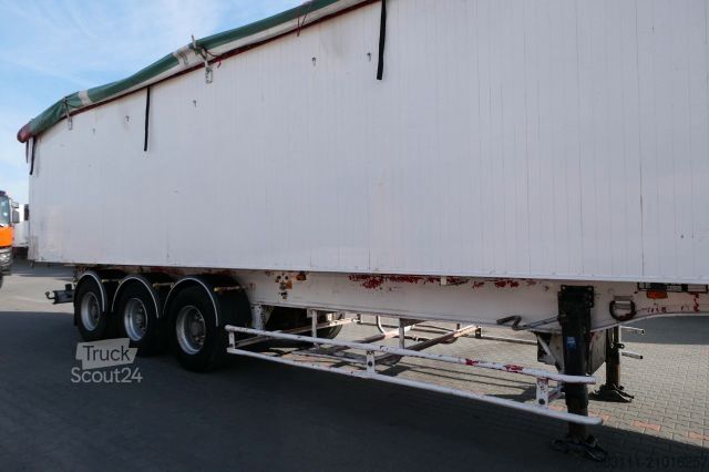 Tipper semitrailer BENALU WYWROTKA ALUMINIOWA / 75 M3 / KLAPO-DRZWI