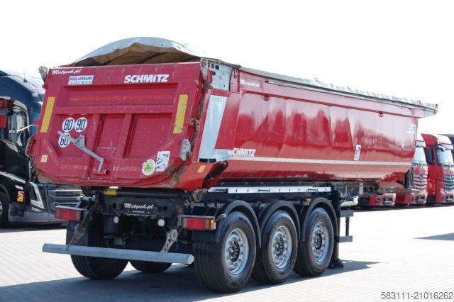 Полуприцеп-самосвал SCHMITZ CARGOBULL WYWROTKA / 26 m3 / STALOWA  / HYDROKLAPA / O? PO
