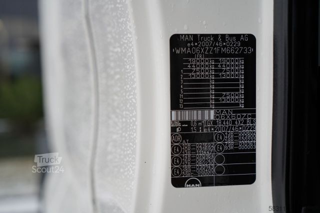 Tracteur routier standard MAN TGX 18.440 / HYDRAULIKA / RETARDER / I-PRAK COOL