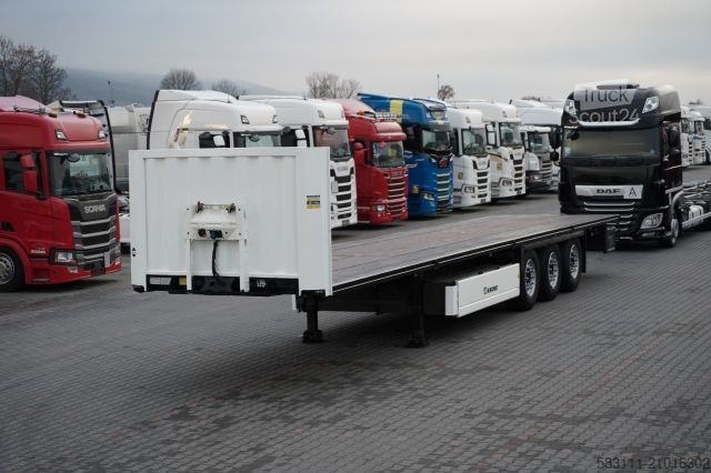 Auflieger mit Arbeitsbühne KRONE NACZEPA  PLATFORMA / O? PODNOSZONA / KOSZ NA PAL