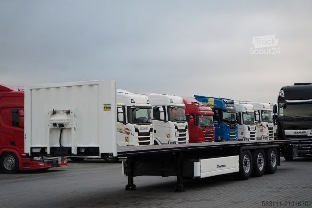 Auflieger mit Arbeitsbühne KRONE NACZEPA  PLATFORMA / O? PODNOSZONA / KOSZ NA PAL