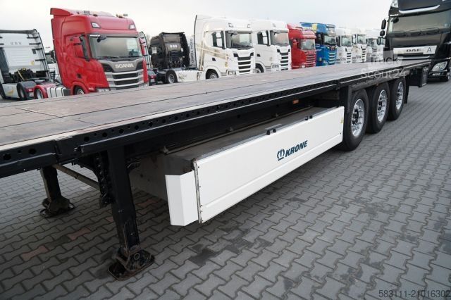 Auflieger mit Arbeitsbühne KRONE NACZEPA  PLATFORMA / O? PODNOSZONA / KOSZ NA PAL