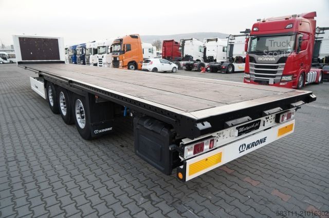 Auflieger mit Arbeitsbühne KRONE NACZEPA  PLATFORMA / O? PODNOSZONA / KOSZ NA PAL