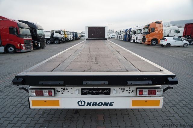 Auflieger mit Arbeitsbühne KRONE NACZEPA  PLATFORMA / O? PODNOSZONA / KOSZ NA PAL