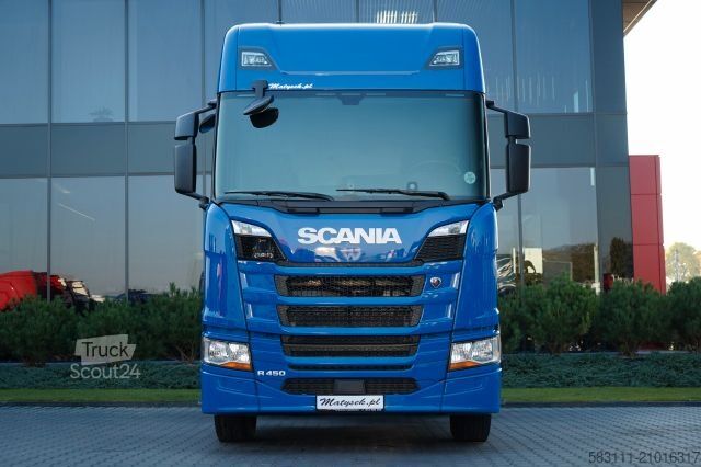 Standard tractor unit SCANIA R 450 / RETARDER / HYDRAULIKA / I-PARK COOL / AL