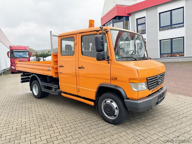 Driezijdige kipper bestelwagen Mercedes-Benz Vario 816 D 4x2 Doka Vario 816 D 4x2 Doka, 2x AHK, Meiller Kipper, Ex-Stadtverwaltung