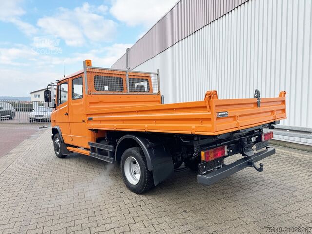 Driezijdige kipper bestelwagen Mercedes-Benz Vario 816 D 4x2 Doka Vario 816 D 4x2 Doka, 2x AHK, Meiller Kipper, Ex-Stadtverwaltung