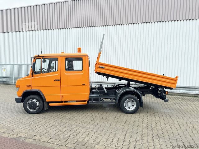 Driezijdige kipper bestelwagen Mercedes-Benz Vario 816 D 4x2 Doka Vario 816 D 4x2 Doka, 2x AHK, Meiller Kipper, Ex-Stadtverwaltung