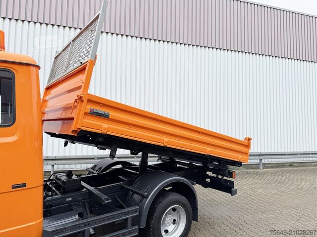 Driezijdige kipper bestelwagen Mercedes-Benz Vario 816 D 4x2 Doka Vario 816 D 4x2 Doka, 2x AHK, Meiller Kipper, Ex-Stadtverwaltung